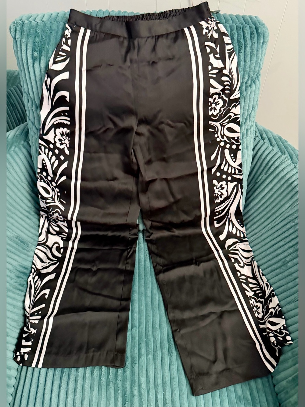 Philosophy Republic Clothing black wide-leg pants.size S